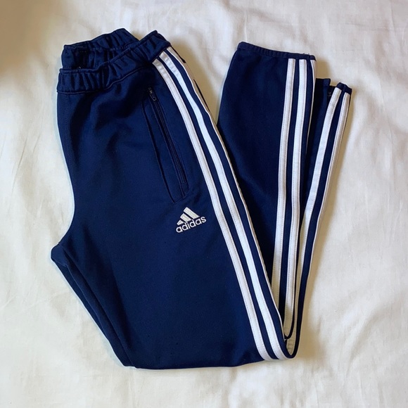 Adidas Navy Blue Track Pants/Joggers - Picture 2 of 5